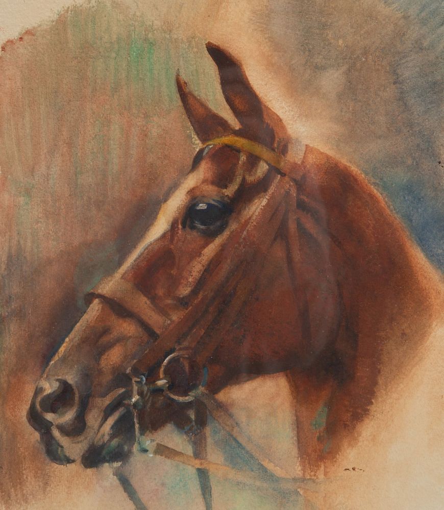 19th Century Watercolour Painting of a Horse WD2035781