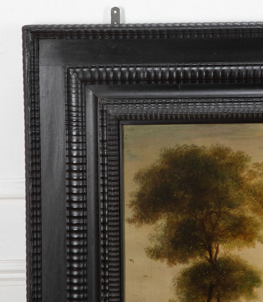 Grand Scale 18th Century Italian Classical Landscape Painting WD2341375
