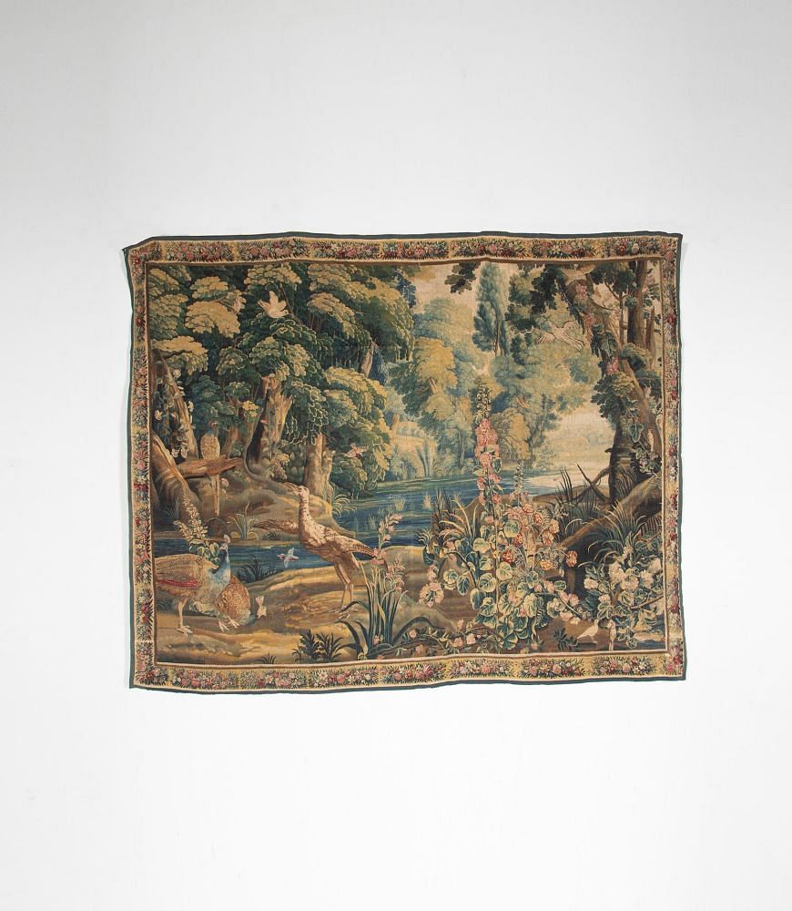 18th Century Louis XIV Period Lille Verdure Tapestry WD2835682