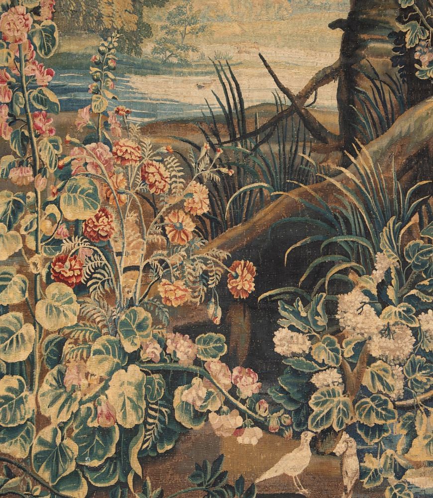 18th Century Louis XIV Period Lille Verdure Tapestry WD2835682