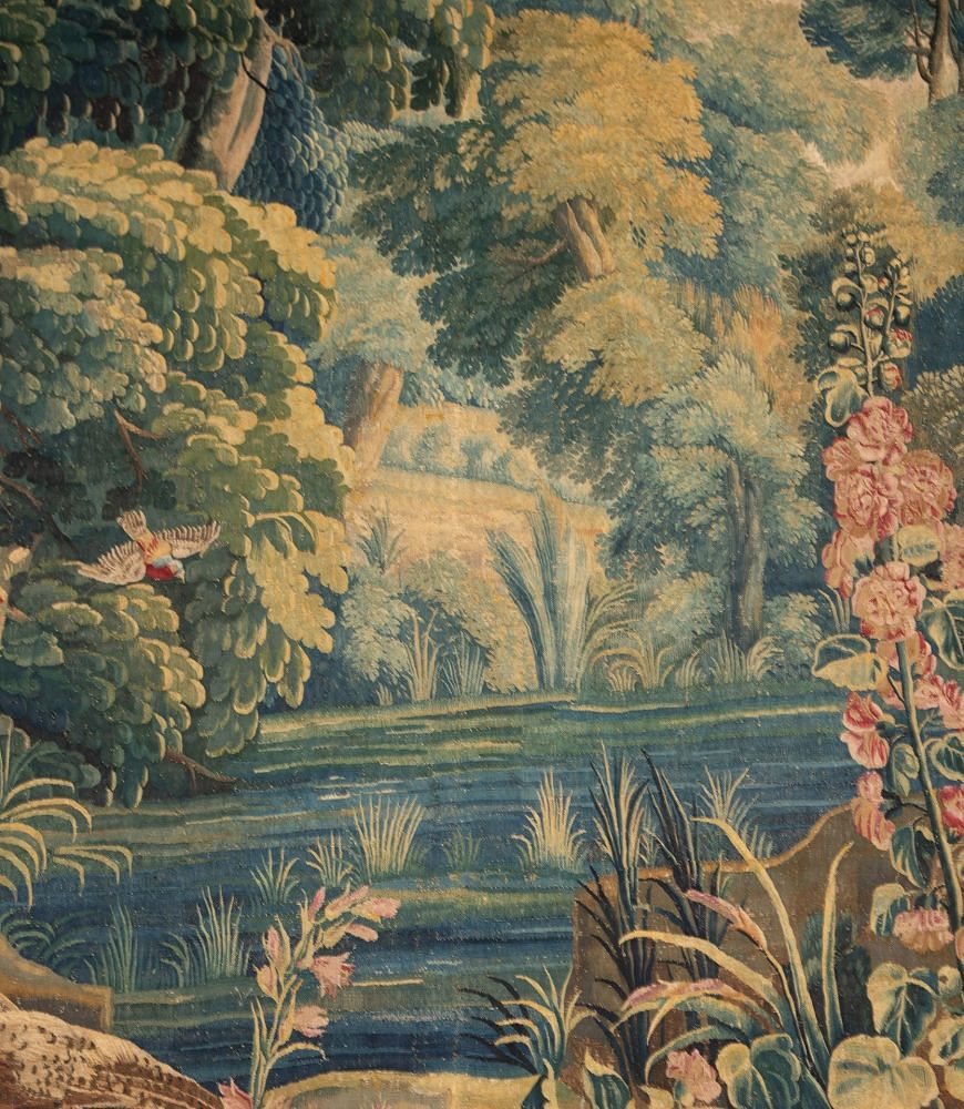 18th Century Louis XIV Period Lille Verdure Tapestry WD2835682