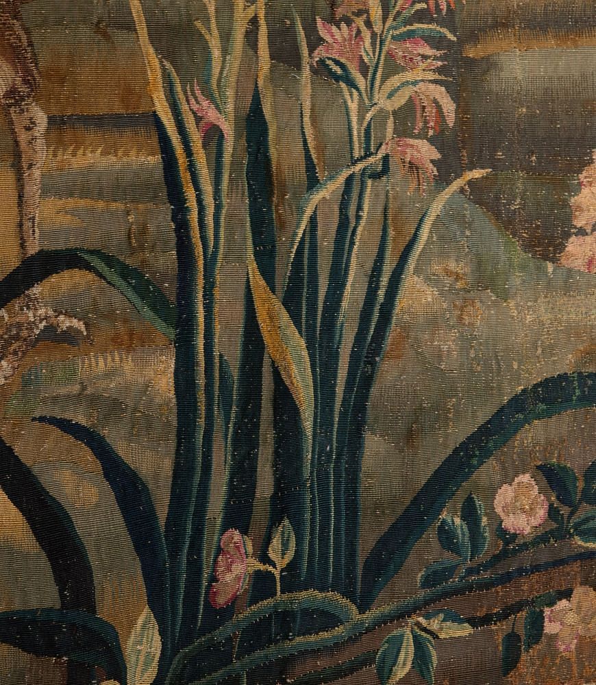 18th Century Louis XIV Period Lille Verdure Tapestry WD2835682