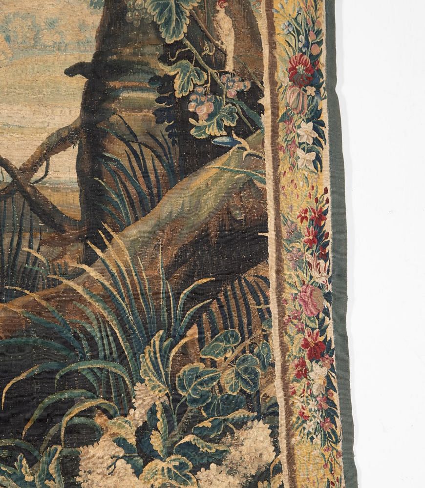 18th Century Louis XIV Period Lille Verdure Tapestry WD2835682