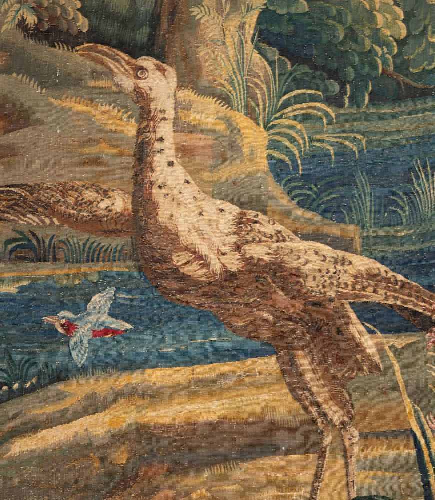 18th Century Louis XIV Period Lille Verdure Tapestry WD2835682