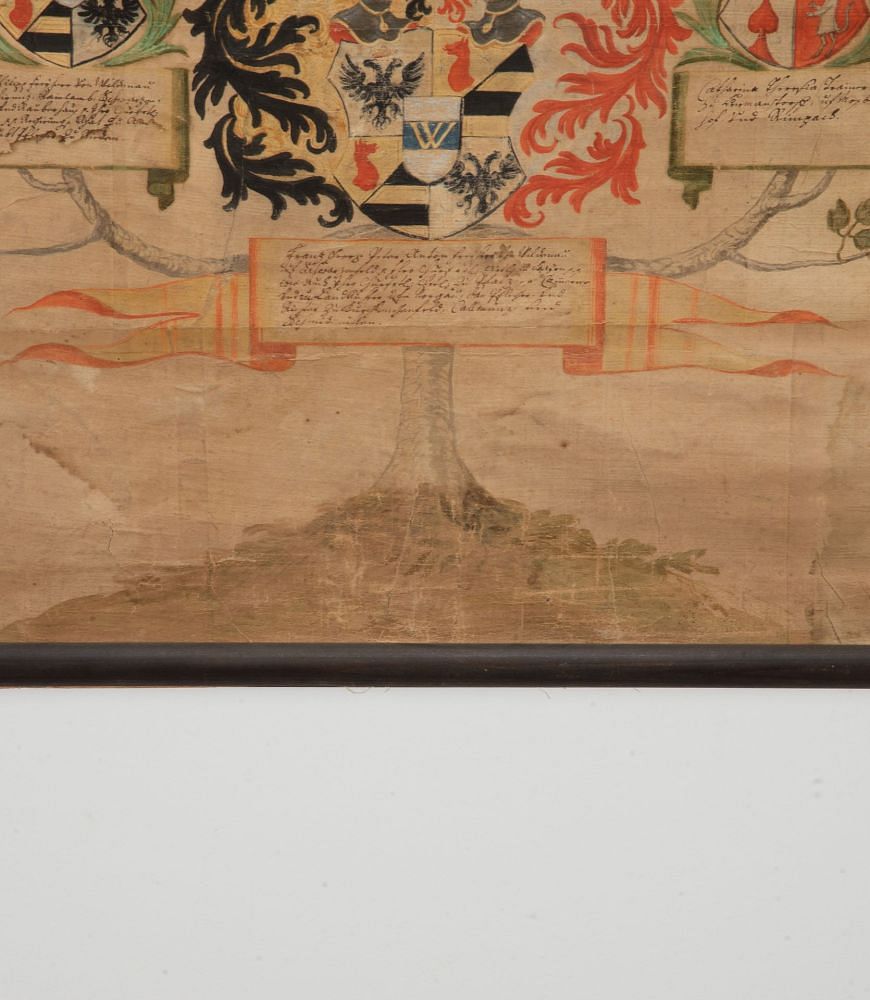 Early 18th Century Italian Baroque Era Family Tree WD2839549