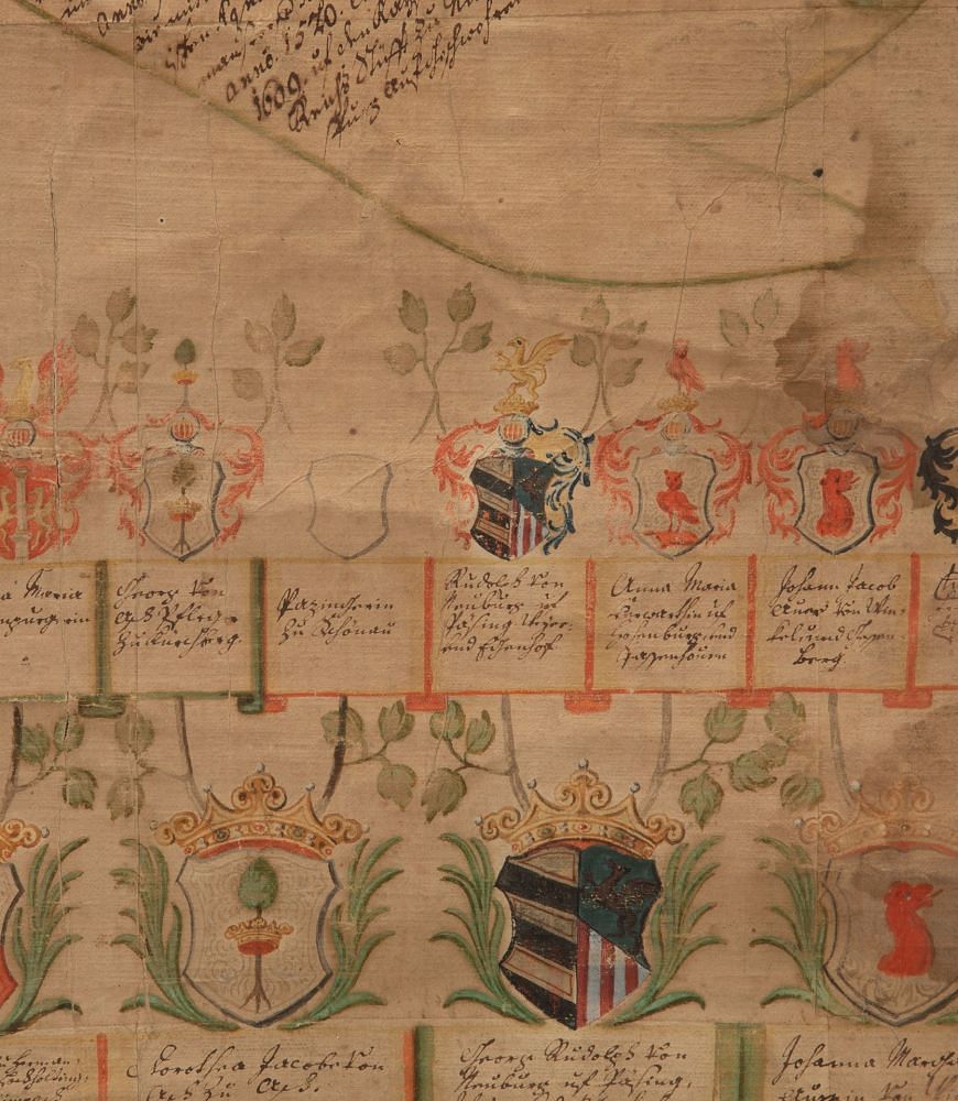 Early 18th Century Italian Baroque Era Family Tree WD2839549