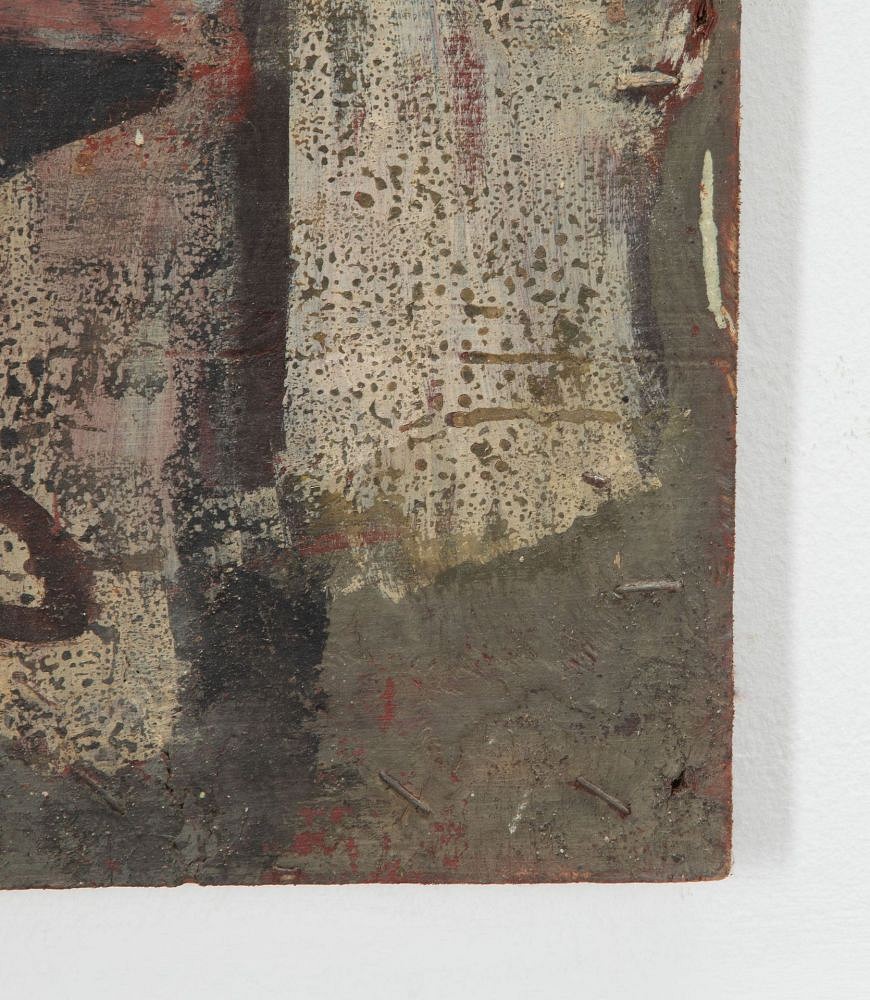 Unsigned Abstract Oil Painting on Wood WD2934967