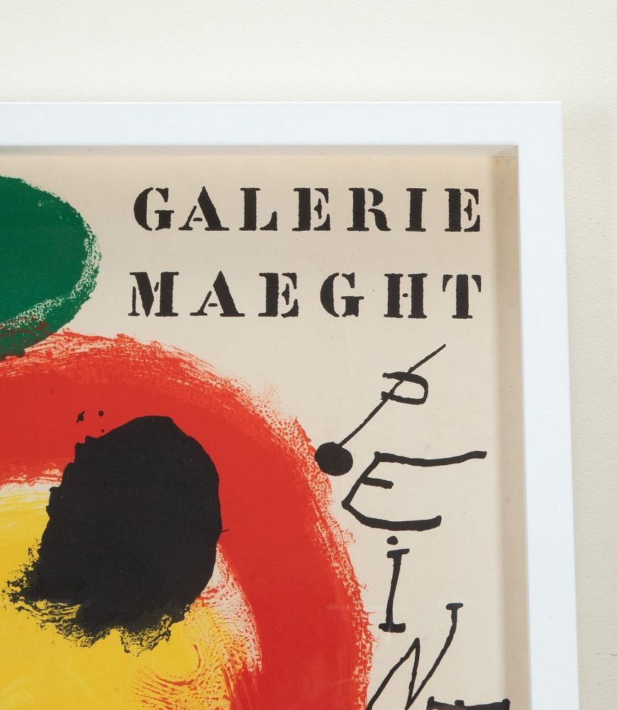 Mid-Century French Joan Miro Murales Peintures Original Poster, 1961 WD2942452