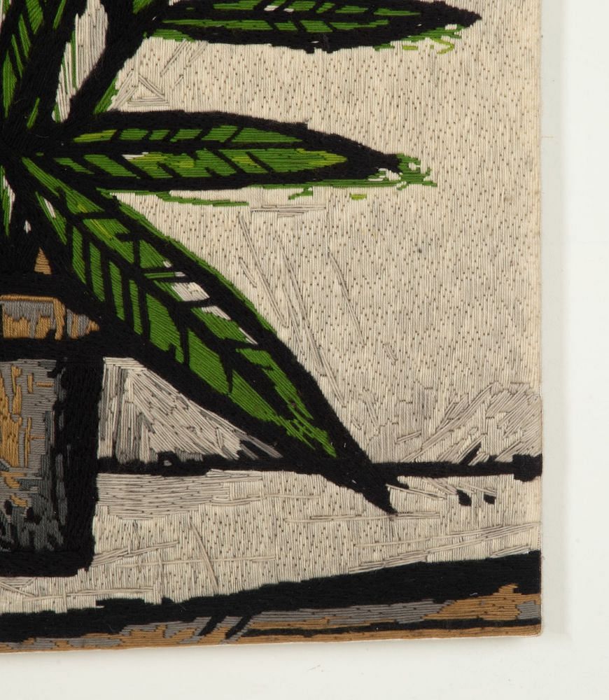 20th Century French Tapestry of Blue Hydrangeas after Bernard Buffet, 1971 WD2942990