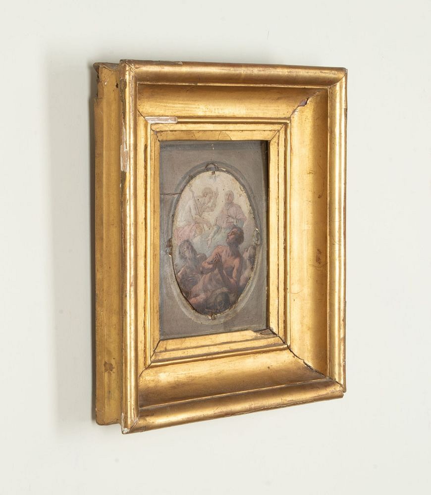 18th Century Spanish School Oil on Copper Painting WD2943002