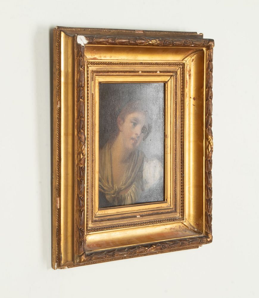 18th Century Oil on Panel Portrait of a Lady WD2943004