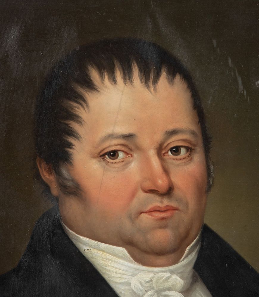 Naive French 19th Century Portrait Painting WD3239633