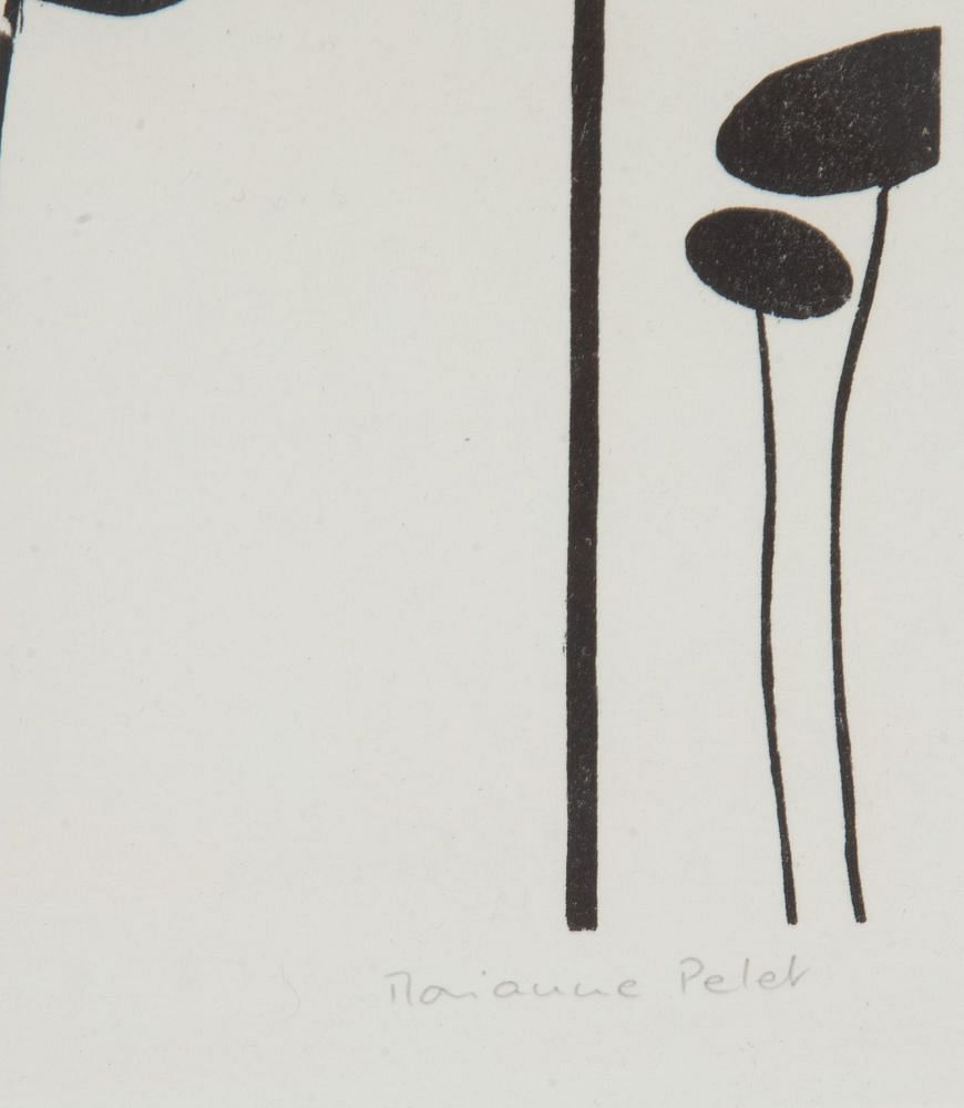 Collection of Eighteen 20th Century Swiss Mushroom Woodcut Prints WD3739308