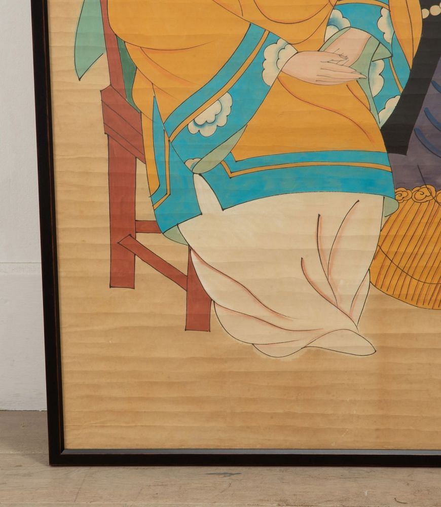 Early 20th Century Chinese Ancestor Group Portrait WD5241183