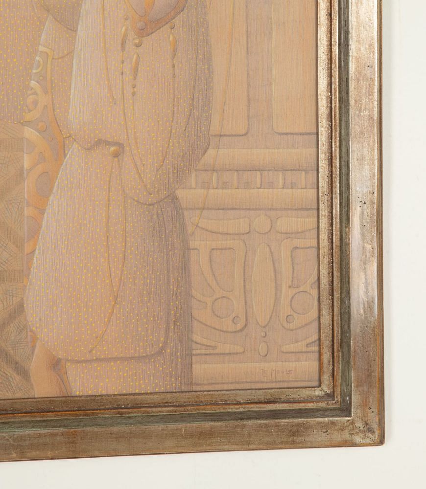 20th Century Pastel Portrait of a Woman by Christian La Moult WD5243287