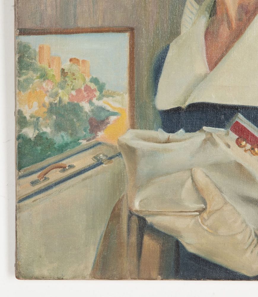 20th Century Oil on Canvas 'Holiday Travel' by Paul Leslie Foot WD7041130