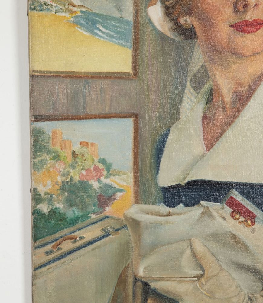 20th Century Oil on Canvas 'Holiday Travel' by Paul Leslie Foot WD7041130
