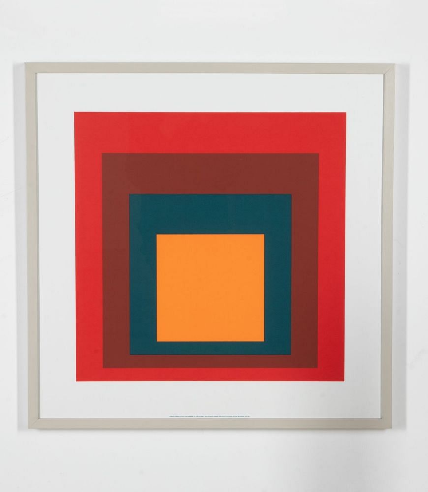 Set of Four Late 20th Century Joseph Albers Silkscreen Prints WD7641126