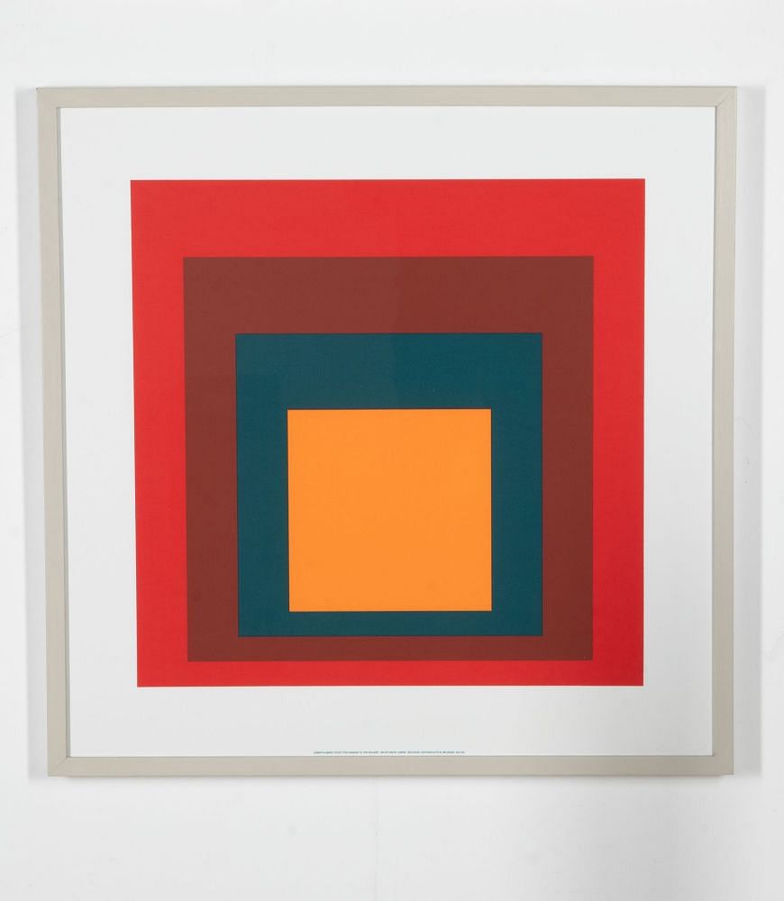 Set of Four Late 20th Century Joseph Albers Silkscreen Prints WD7641126