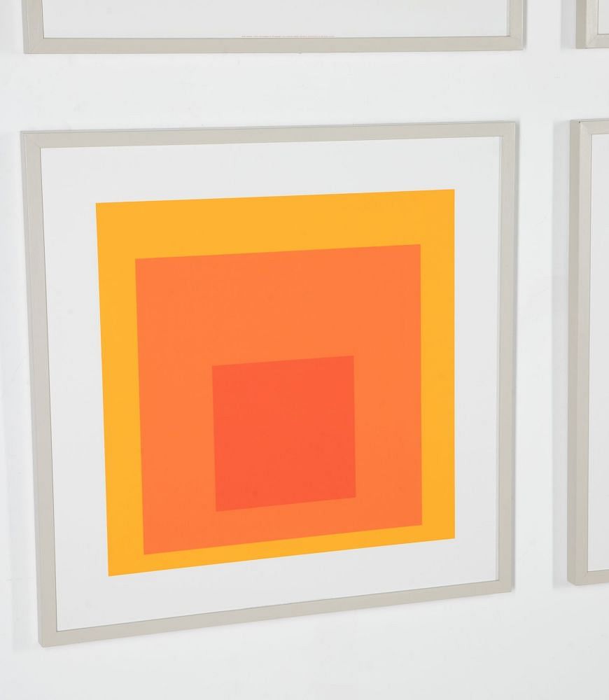 Set of Four Late 20th Century Joseph Albers Silkscreen Prints WD7641126