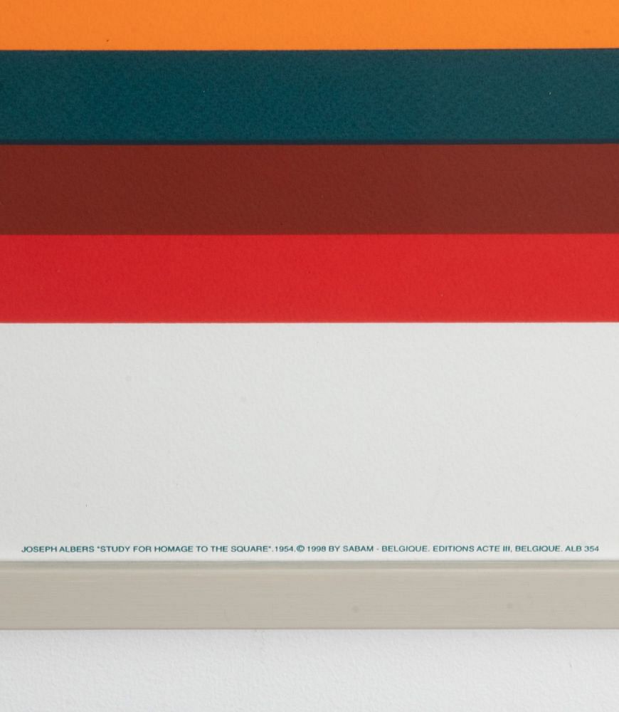 Set of Four Late 20th Century Joseph Albers Silkscreen Prints WD7641126