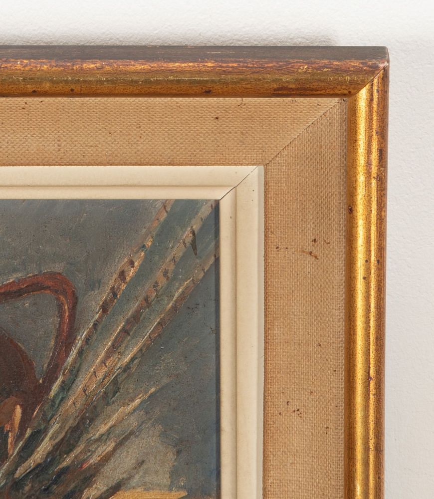 20th Century French Oil on Board Still Life Painting of a Pheasant WD8042429