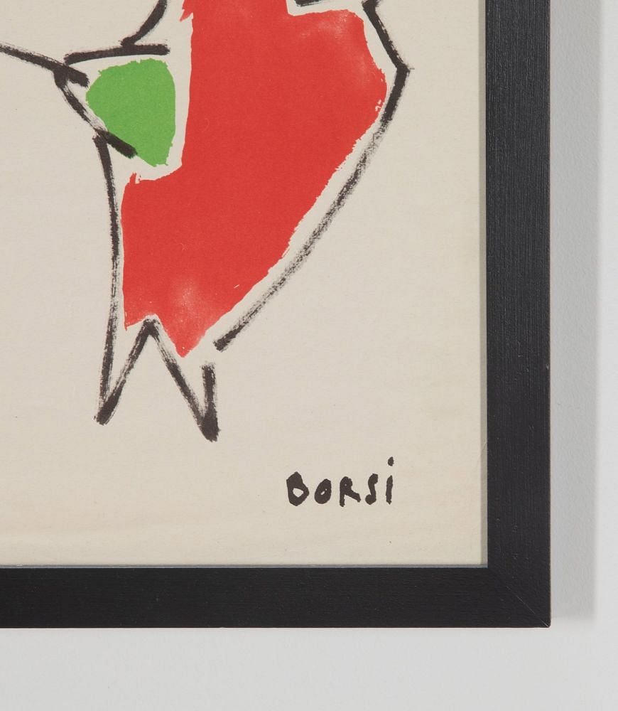Mid Century Lithograph by Manfredo Borsi WD9037234