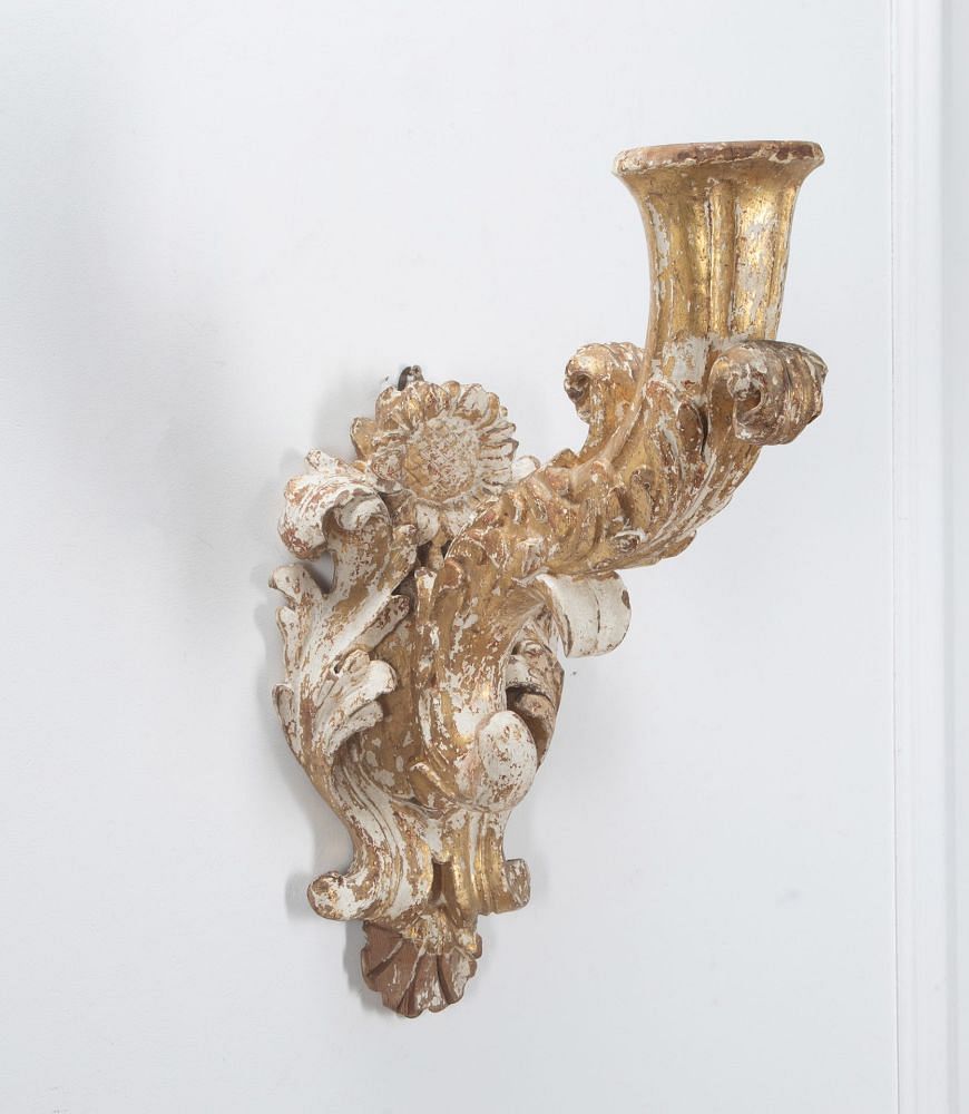 French 18th Century Pricket Wall Sconce WD9338618