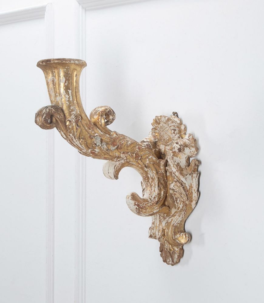 French 18th Century Pricket Wall Sconce WD9338618