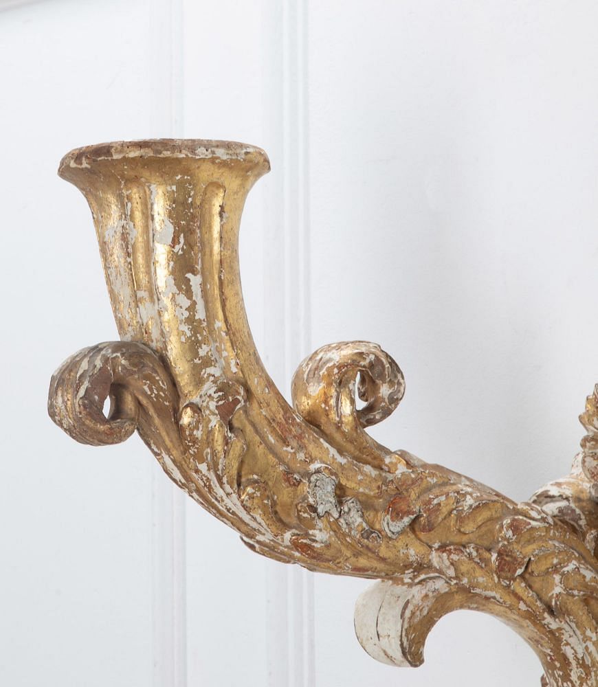 French 18th Century Pricket Wall Sconce WD9338618