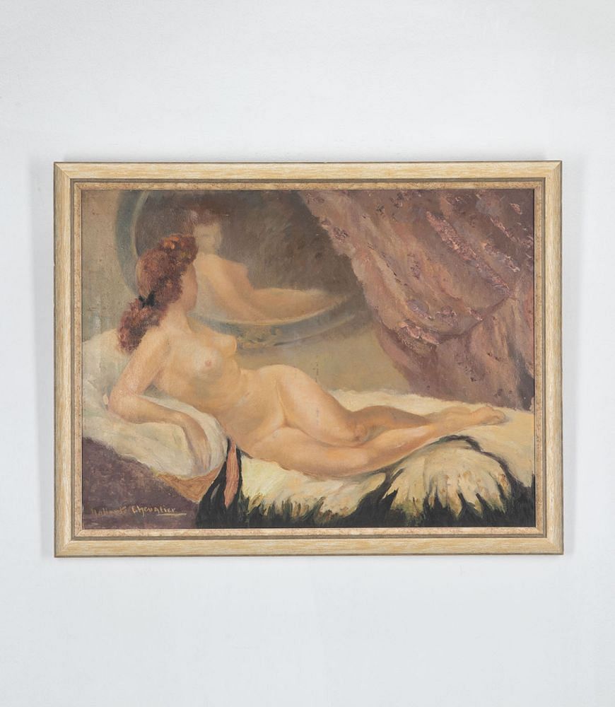 Painting Of A Reclining Female Figure With Mirror WD1534333