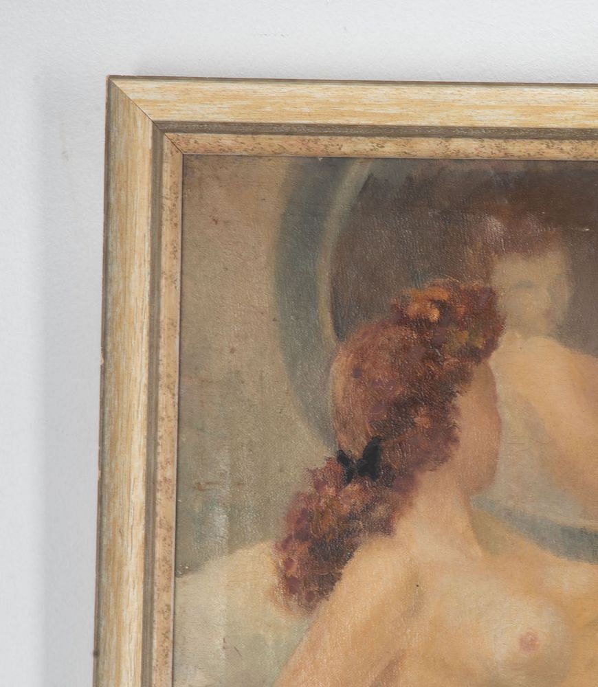 Painting Of A Reclining Female Figure With Mirror WD1534333