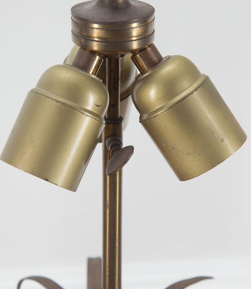 Pair of 20th Maison Charles Bronze Palm Tree Lamps LT6534944