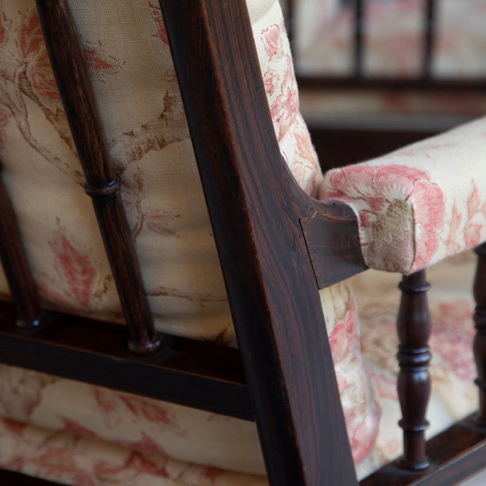 Large Scale Pair of Regency Library Armchairs CH018134