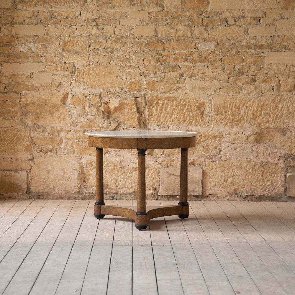 19th Century French Burr Walnut Centre Table TC0159622