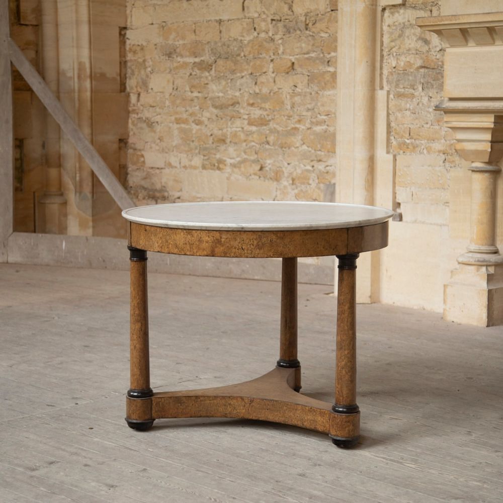 19th Century French Burr Walnut Centre Table TC0159622