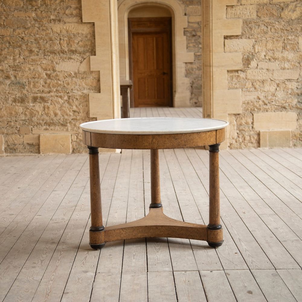 19th Century French Burr Walnut Centre Table TC0159622