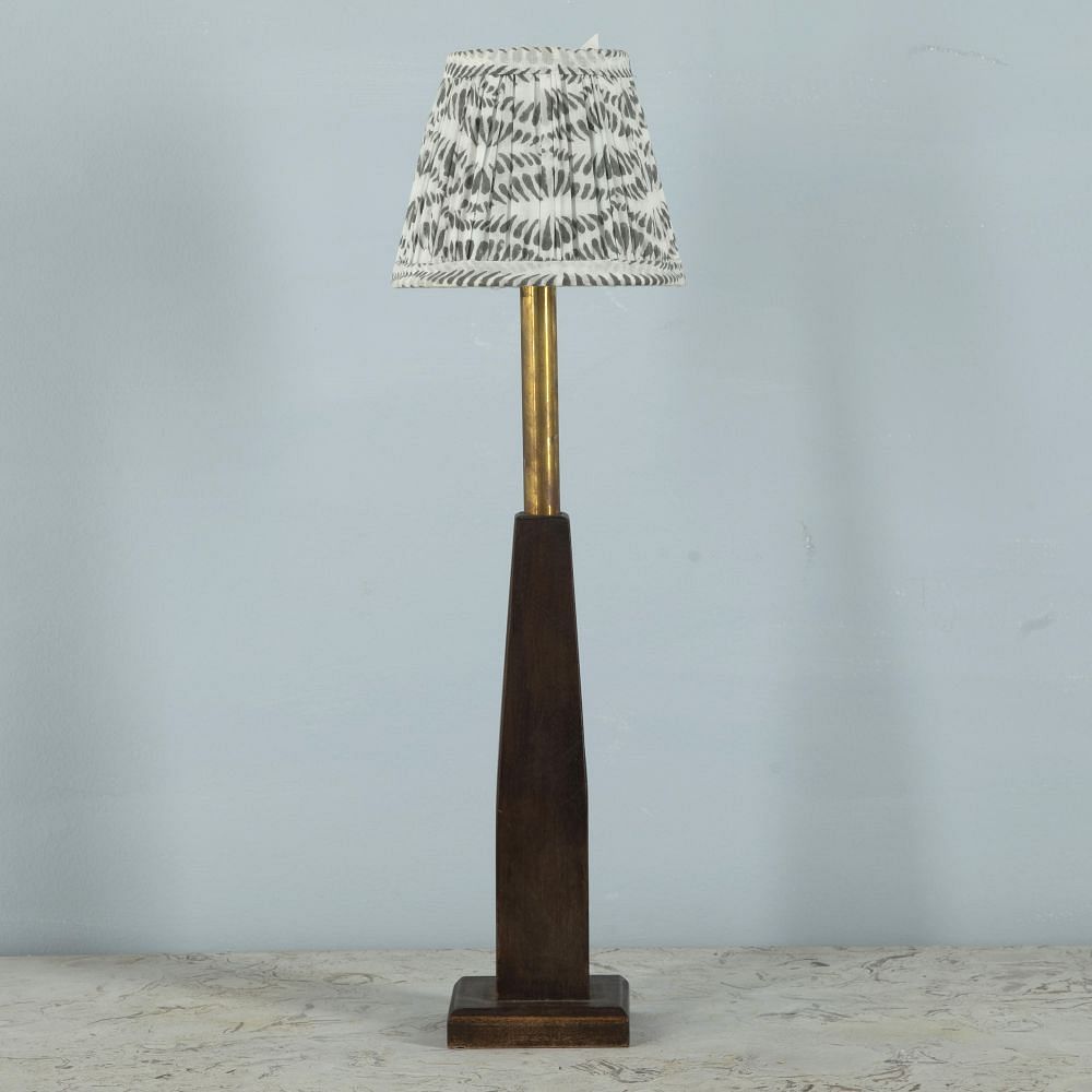 15cm Grey Bangla Cotton Lampshade LS6657895
