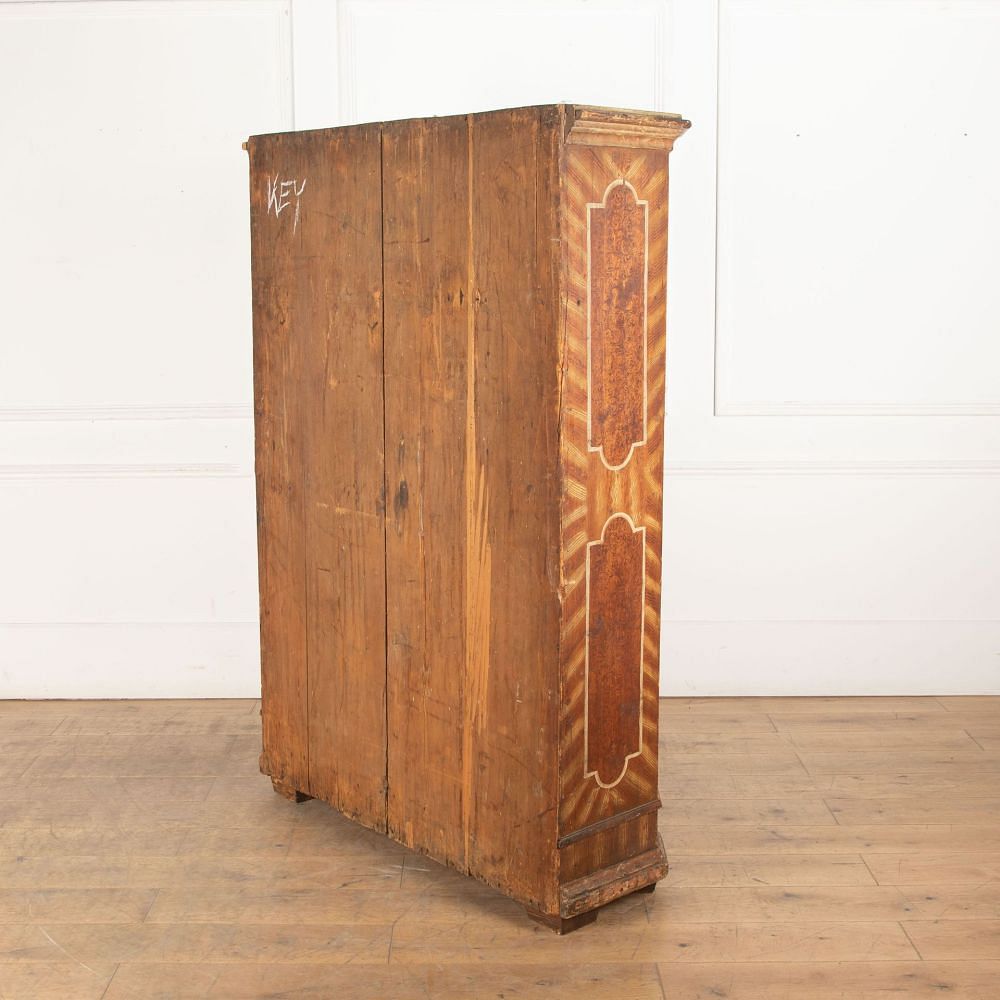 18th Century Austrian Painted Marriage Cupboard 1833699