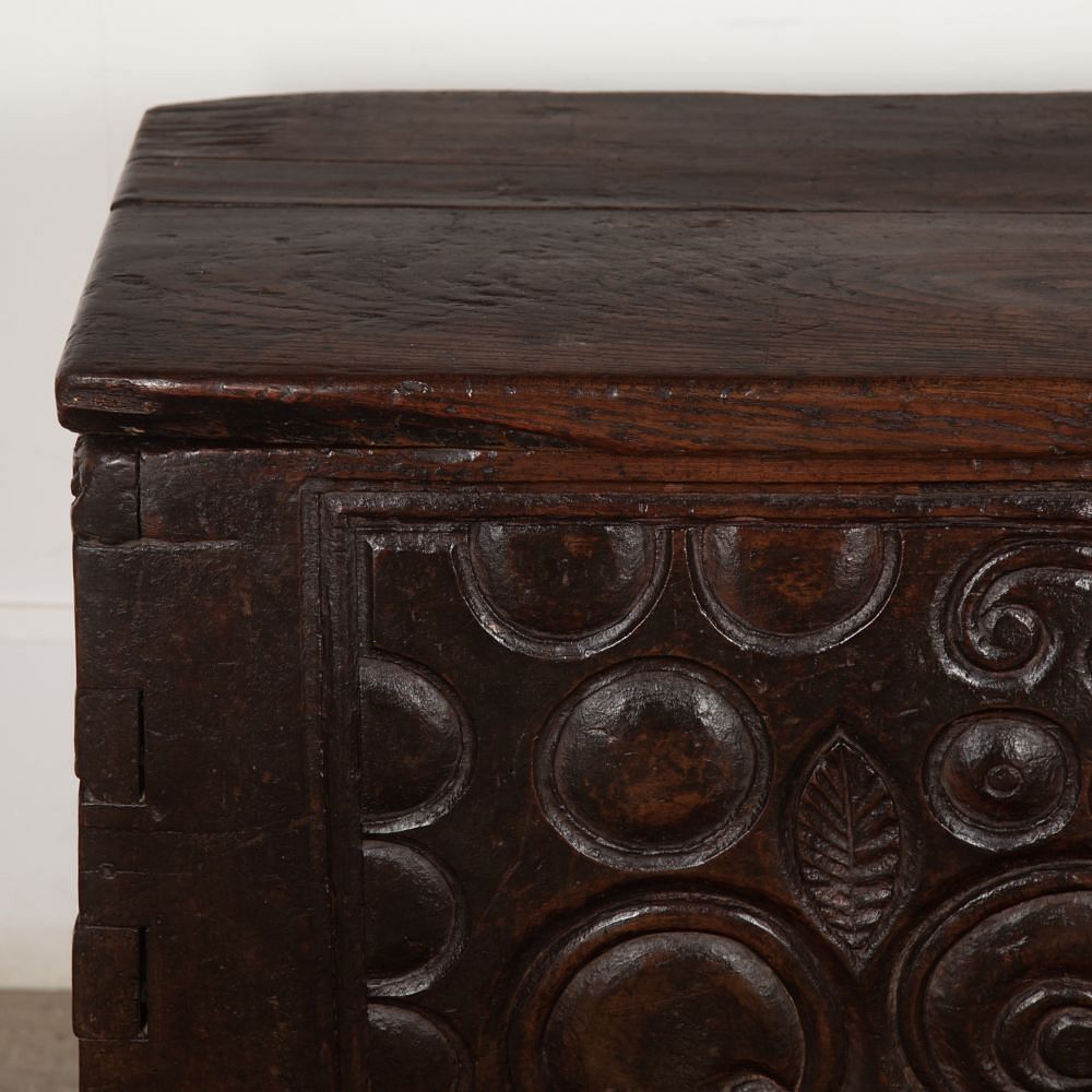 18th Century English Oak Coffer CB5228097