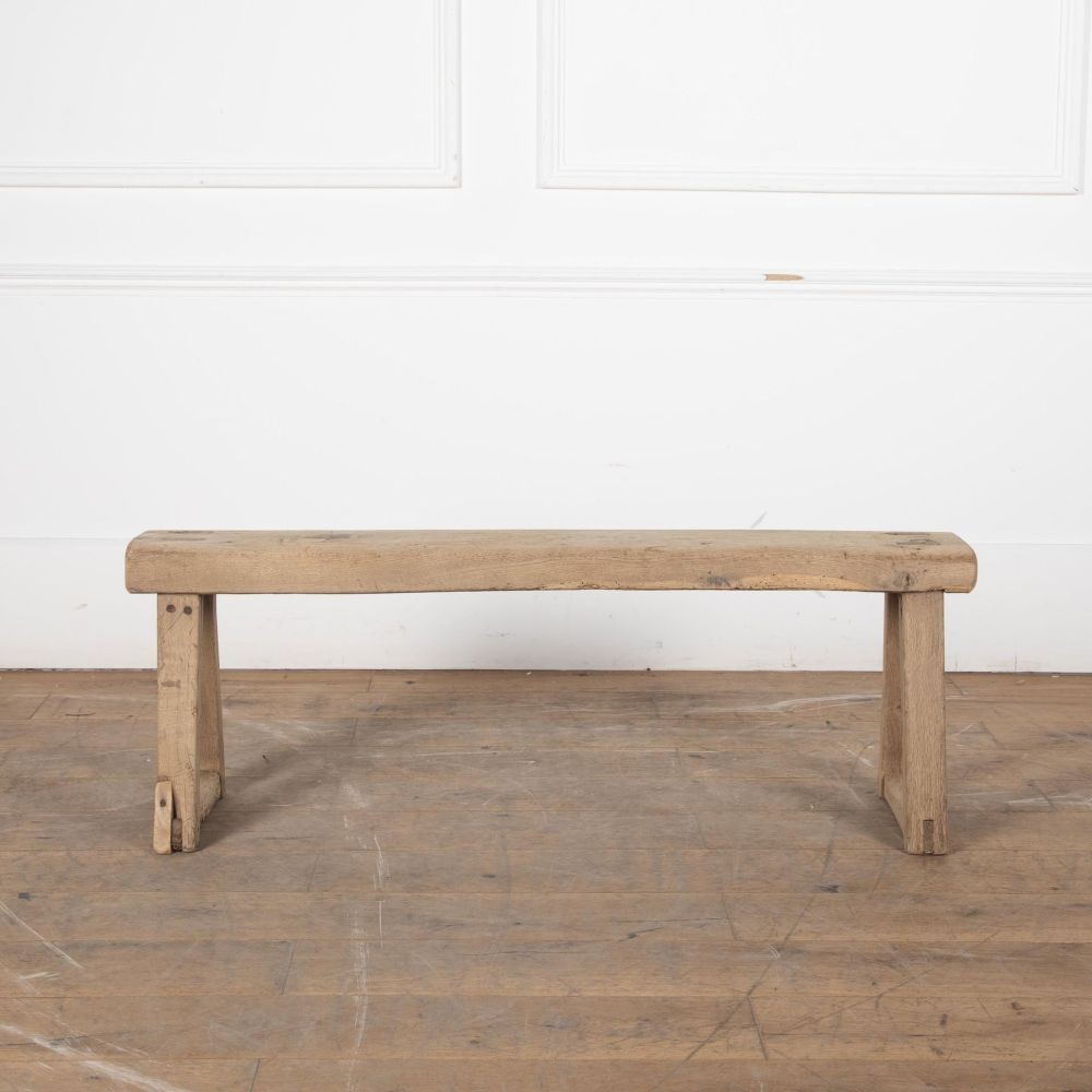 18th Century Scrubbed Oak Bench SB8530691