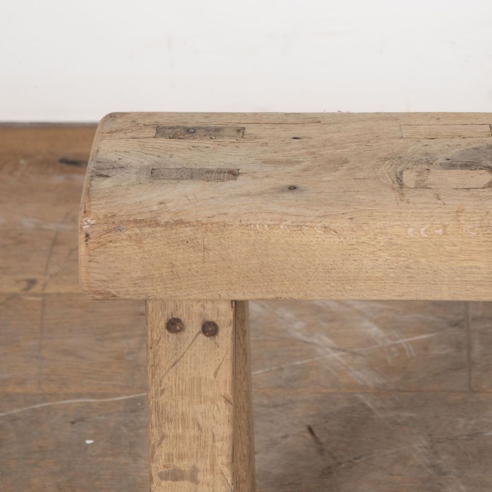 18th Century Scrubbed Oak Bench SB8530691