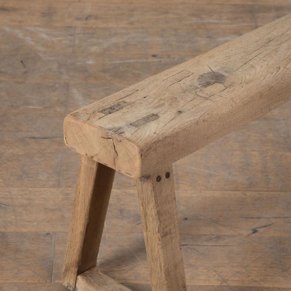 18th Century Scrubbed Oak Bench SB8530691