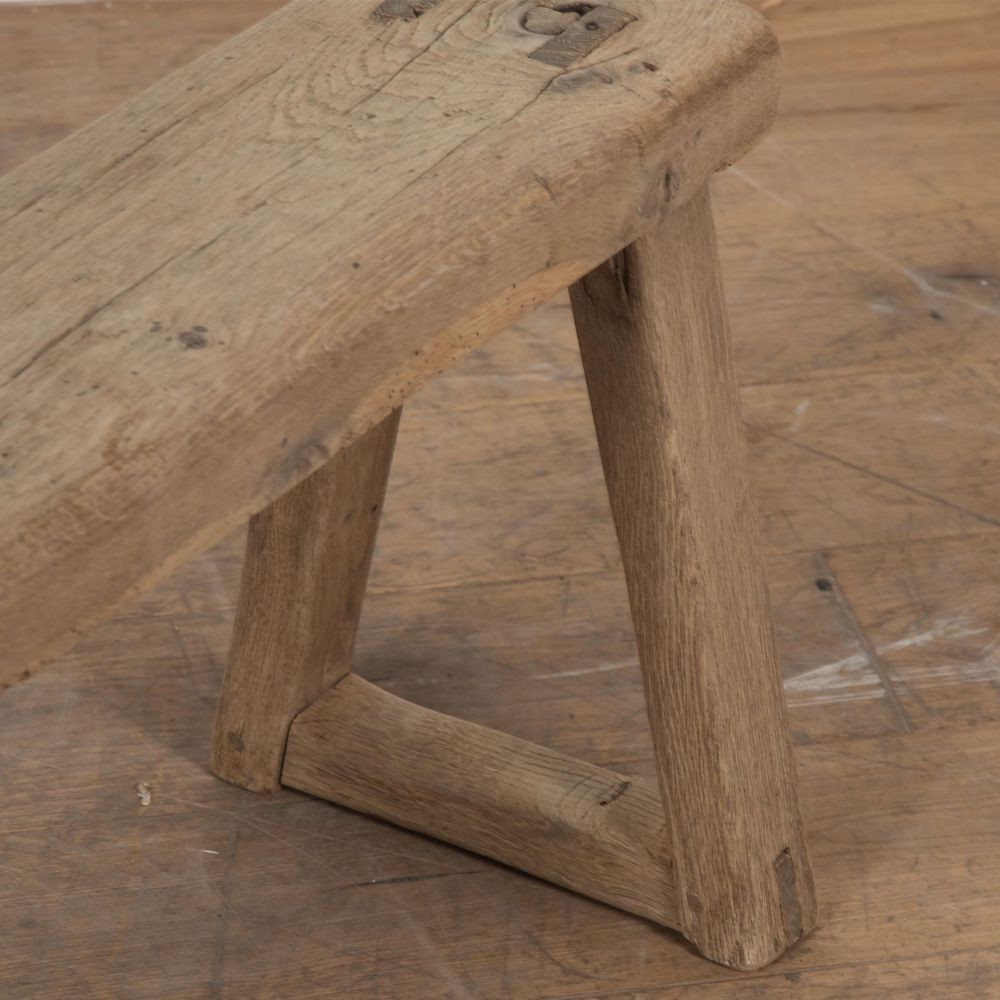 18th Century Scrubbed Oak Bench SB8530691