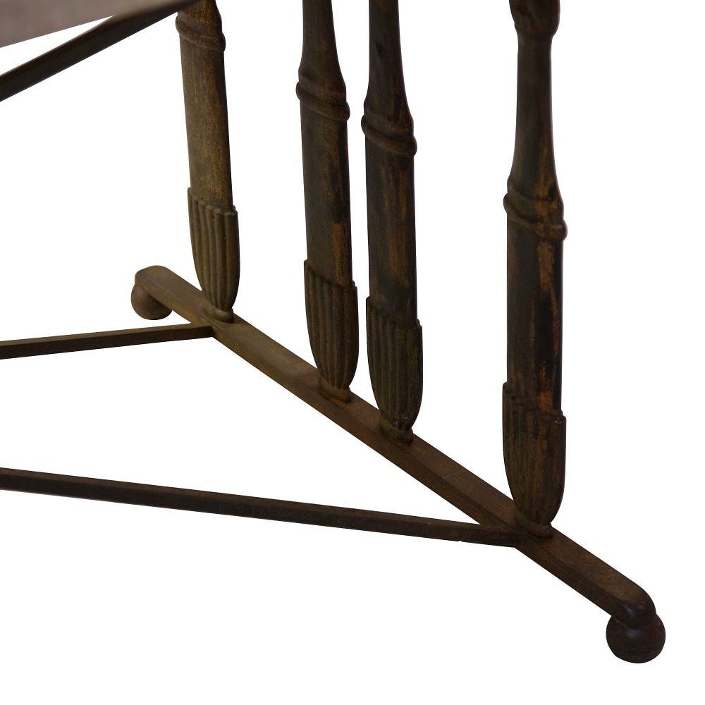 1950s French Cast Iron Table TC0258817