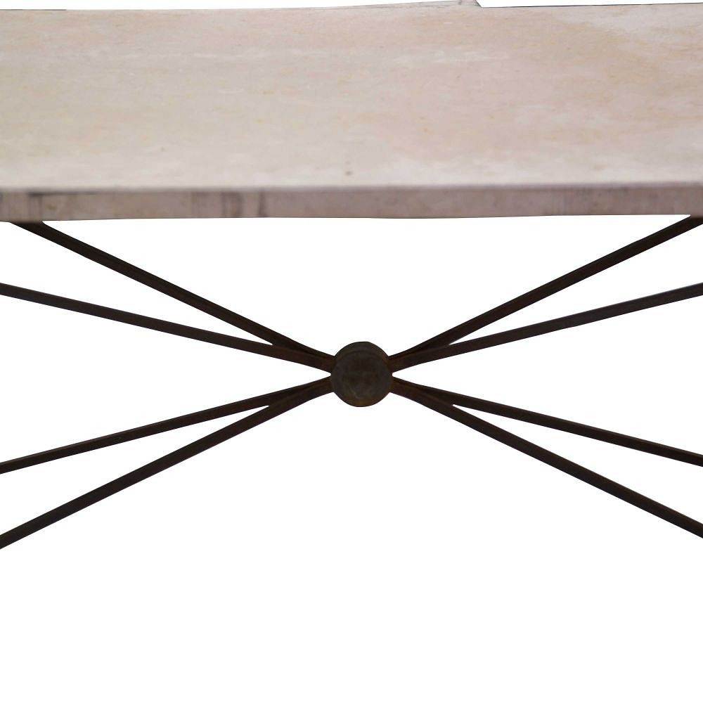 1950s French Cast Iron Table TC0258817