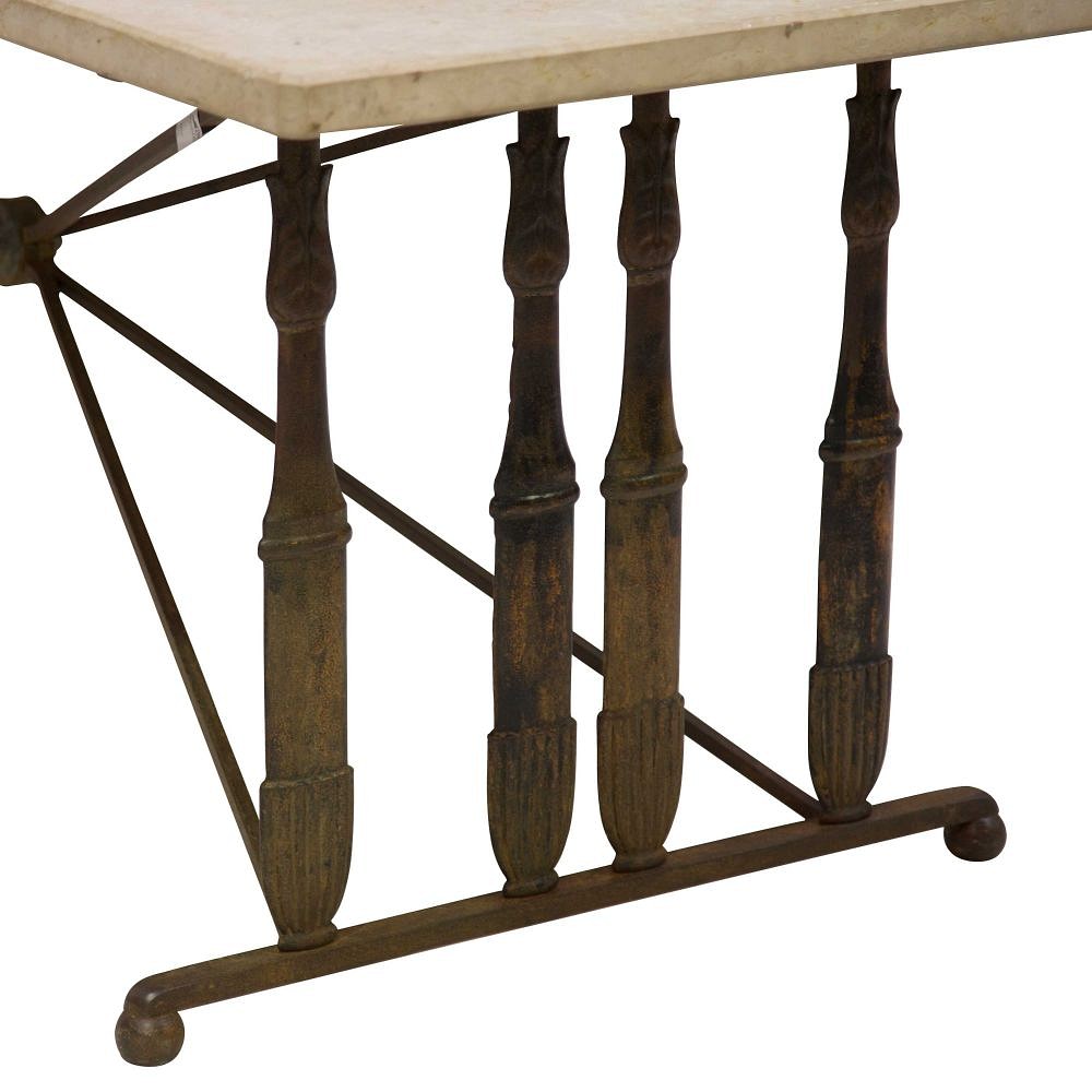 1950s French Cast Iron Table TC0258817
