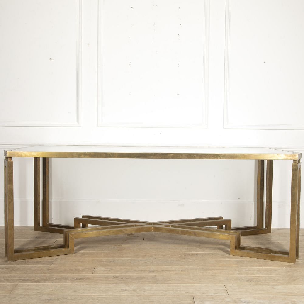 1960s Italian Brass Dining Table TD0110953