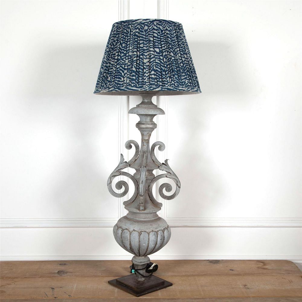 19th Century Architectural Fragment adapted to a Zinc Lamp LT6061932
