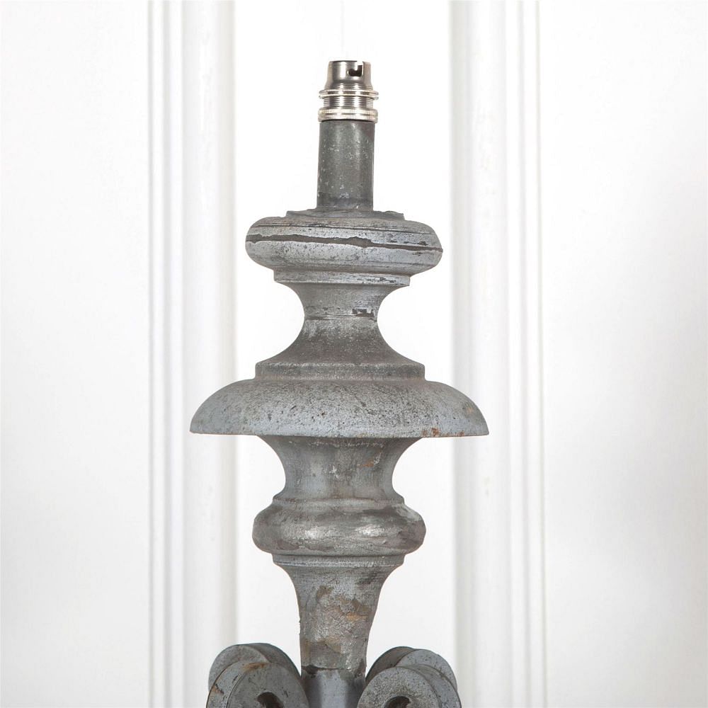 19th Century Architectural Fragment adapted to a Zinc Lamp LT6061932